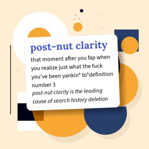 Urban Dictionary: post-nut clarity Urban Dictionary: post-nut clarity